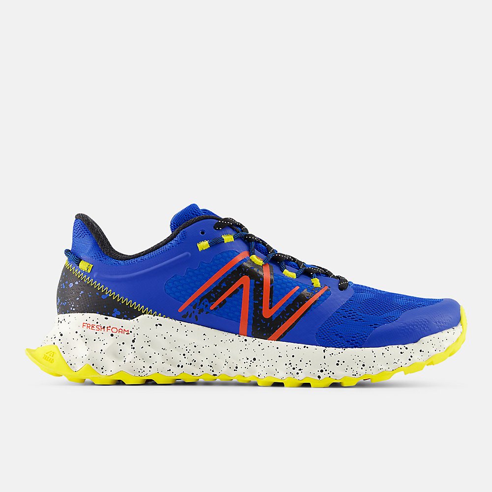 New Balance FRESH FOAM Garoé Shoes Blue Oasis with Black and Lemon Zest